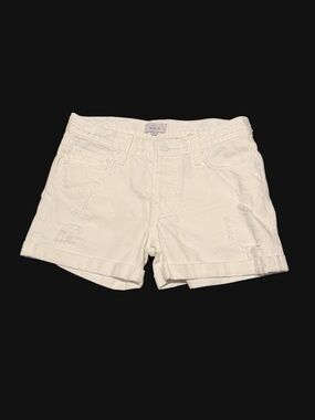Rails “Logan” White Distressed Denim Shorts Size 26 Women’s